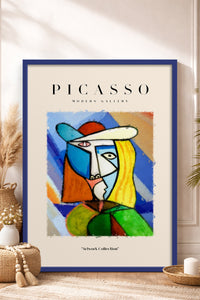 HOMEPACK Ahşap Çerçeveli Tablo Çerçeveli Poster Sanatsal Modern Duvar Dekoru PICASSO-02