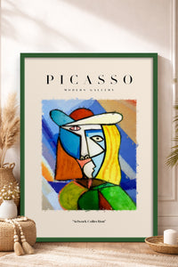 HOMEPACK Ahşap Çerçeveli Tablo Çerçeveli Poster Sanatsal Modern Duvar Dekoru PICASSO-02