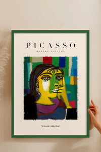 HOMEPACK Ahşap Çerçeveli Tablo Çerçeveli Poster Sanatsal Modern Duvar Dekoru PICASSO-05