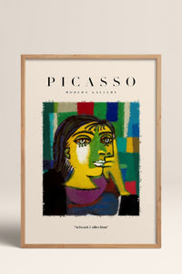 HOMEPACK Ahşap Çerçeveli Tablo Çerçeveli Poster Sanatsal Modern Duvar Dekoru PICASSO-05