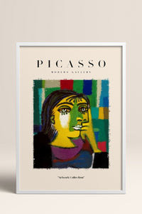 HOMEPACK Ahşap Çerçeveli Tablo Çerçeveli Poster Sanatsal Modern Duvar Dekoru PICASSO-05