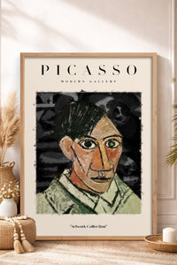 HOMEPACK Ahşap Çerçeveli Tablo Çerçeveli Poster Sanatsal Modern Duvar Dekoru PICASSO-06