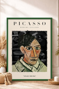 HOMEPACK Ahşap Çerçeveli Tablo Çerçeveli Poster Sanatsal Modern Duvar Dekoru PICASSO-06