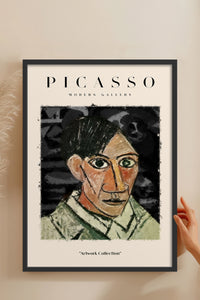 HOMEPACK Ahşap Çerçeveli Tablo Çerçeveli Poster Sanatsal Modern Duvar Dekoru PICASSO-06