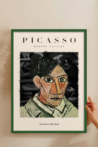 HOMEPACK Ahşap Çerçeveli Tablo Çerçeveli Poster Sanatsal Modern Duvar Dekoru PICASSO-06
