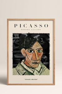 HOMEPACK Ahşap Çerçeveli Tablo Çerçeveli Poster Sanatsal Modern Duvar Dekoru PICASSO-06