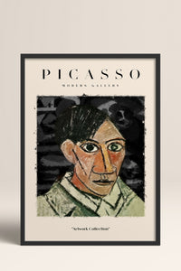 HOMEPACK Ahşap Çerçeveli Tablo Çerçeveli Poster Sanatsal Modern Duvar Dekoru PICASSO-06