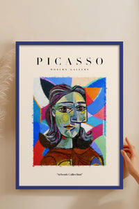 HOMEPACK Ahşap Çerçeveli Tablo Çerçeveli Poster Sanatsal Modern Duvar Dekoru PICASSO-07
