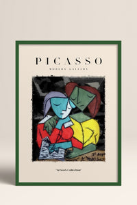HOMEPACK Ahşap Çerçeveli Tablo Çerçeveli Poster Sanatsal Modern Duvar Dekoru PICASSO-11