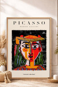 HOMEPACK Ahşap Çerçeveli Tablo Çerçeveli Poster Sanatsal Modern Duvar Dekoru PICASSO-12