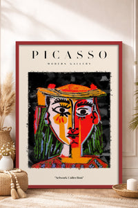HOMEPACK Ahşap Çerçeveli Tablo Çerçeveli Poster Sanatsal Modern Duvar Dekoru PICASSO-12