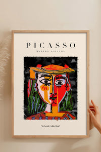HOMEPACK Ahşap Çerçeveli Tablo Çerçeveli Poster Sanatsal Modern Duvar Dekoru PICASSO-12