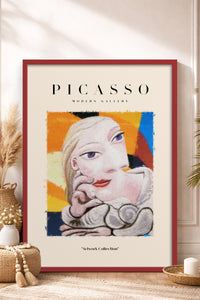 HOMEPACK Ahşap Çerçeveli Tablo Çerçeveli Poster Sanatsal Modern Duvar Dekoru PICASSO-13