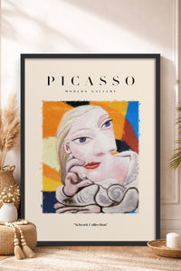 HOMEPACK Ahşap Çerçeveli Tablo Çerçeveli Poster Sanatsal Modern Duvar Dekoru PICASSO-13