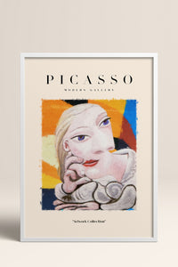 HOMEPACK Ahşap Çerçeveli Tablo Çerçeveli Poster Sanatsal Modern Duvar Dekoru PICASSO-13