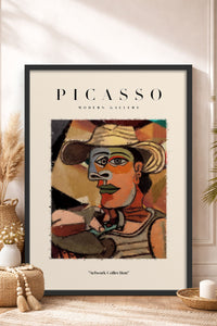 HOMEPACK Ahşap Çerçeveli Tablo Çerçeveli Poster Sanatsal Modern Duvar Dekoru PICASSO-14