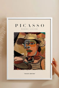 HOMEPACK Ahşap Çerçeveli Tablo Çerçeveli Poster Sanatsal Modern Duvar Dekoru PICASSO-14