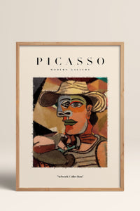 HOMEPACK Ahşap Çerçeveli Tablo Çerçeveli Poster Sanatsal Modern Duvar Dekoru PICASSO-14
