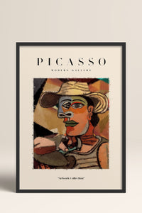 HOMEPACK Ahşap Çerçeveli Tablo Çerçeveli Poster Sanatsal Modern Duvar Dekoru PICASSO-14