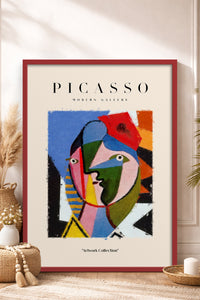 HOMEPACK Ahşap Çerçeveli Tablo Çerçeveli Poster Sanatsal Modern Duvar Dekoru PICASSO-15
