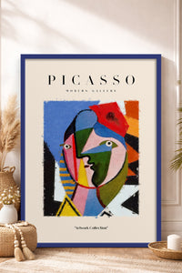 HOMEPACK Ahşap Çerçeveli Tablo Çerçeveli Poster Sanatsal Modern Duvar Dekoru PICASSO-15