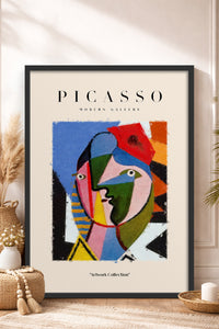 HOMEPACK Ahşap Çerçeveli Tablo Çerçeveli Poster Sanatsal Modern Duvar Dekoru PICASSO-15