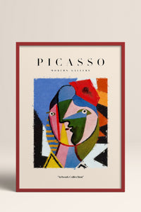 HOMEPACK Ahşap Çerçeveli Tablo Çerçeveli Poster Sanatsal Modern Duvar Dekoru PICASSO-15