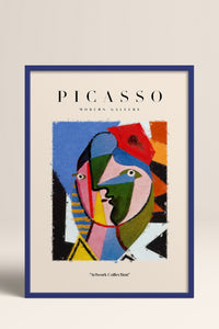 HOMEPACK Ahşap Çerçeveli Tablo Çerçeveli Poster Sanatsal Modern Duvar Dekoru PICASSO-15