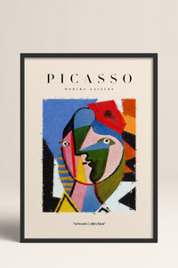 HOMEPACK Ahşap Çerçeveli Tablo Çerçeveli Poster Sanatsal Modern Duvar Dekoru PICASSO-15