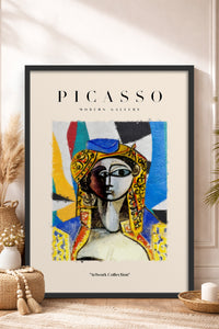 HOMEPACK Ahşap Çerçeveli Tablo Çerçeveli Poster Sanatsal Modern Duvar Dekoru PICASSO-17