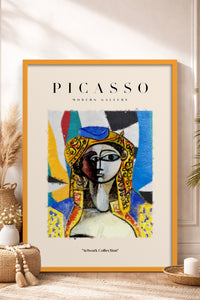 HOMEPACK Ahşap Çerçeveli Tablo Çerçeveli Poster Sanatsal Modern Duvar Dekoru PICASSO-17