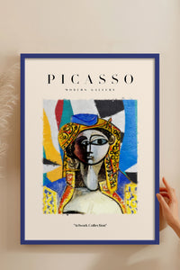 HOMEPACK Ahşap Çerçeveli Tablo Çerçeveli Poster Sanatsal Modern Duvar Dekoru PICASSO-17