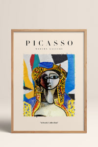 HOMEPACK Ahşap Çerçeveli Tablo Çerçeveli Poster Sanatsal Modern Duvar Dekoru PICASSO-17