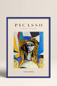 HOMEPACK Ahşap Çerçeveli Tablo Çerçeveli Poster Sanatsal Modern Duvar Dekoru PICASSO-17