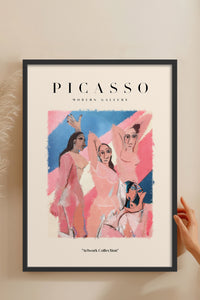 HOMEPACK Ahşap Çerçeveli Tablo Çerçeveli Poster Sanatsal Modern Duvar Dekoru PICASSO-22
