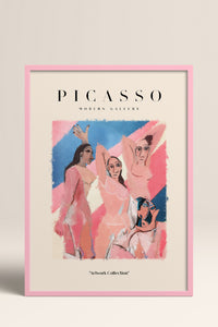 HOMEPACK Ahşap Çerçeveli Tablo Çerçeveli Poster Sanatsal Modern Duvar Dekoru PICASSO-22