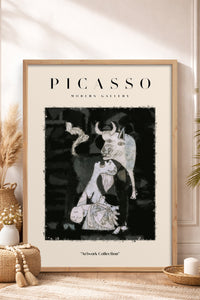 HOMEPACK Ahşap Çerçeveli Tablo Çerçeveli Poster Sanatsal Modern Duvar Dekoru PICASSO-23