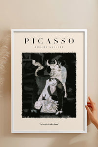 HOMEPACK Ahşap Çerçeveli Tablo Çerçeveli Poster Sanatsal Modern Duvar Dekoru PICASSO-23