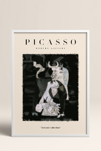 HOMEPACK Ahşap Çerçeveli Tablo Çerçeveli Poster Sanatsal Modern Duvar Dekoru PICASSO-23