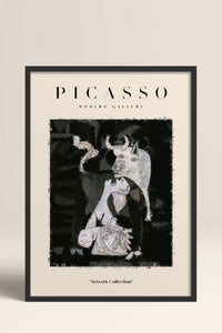 HOMEPACK Ahşap Çerçeveli Tablo Çerçeveli Poster Sanatsal Modern Duvar Dekoru PICASSO-23