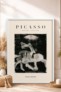 HOMEPACK Ahşap Çerçeveli Tablo Çerçeveli Poster Sanatsal Modern Duvar Dekoru PICASSO-24