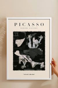 HOMEPACK Ahşap Çerçeveli Tablo Çerçeveli Poster Sanatsal Modern Duvar Dekoru PICASSO-25