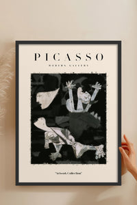 HOMEPACK Ahşap Çerçeveli Tablo Çerçeveli Poster Sanatsal Modern Duvar Dekoru PICASSO-25