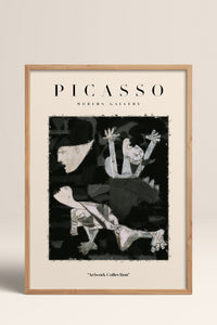 HOMEPACK Ahşap Çerçeveli Tablo Çerçeveli Poster Sanatsal Modern Duvar Dekoru PICASSO-25
