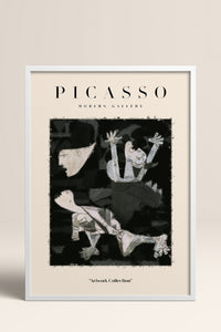 HOMEPACK Ahşap Çerçeveli Tablo Çerçeveli Poster Sanatsal Modern Duvar Dekoru PICASSO-25