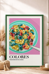 HOMEPACK Ahşap Çerçeveli Tablo Çerçeveli Poster Sanatsal Modern Duvar Dekoru TK-1000