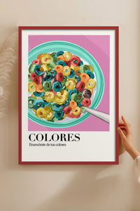 HOMEPACK Ahşap Çerçeveli Tablo Çerçeveli Poster Sanatsal Modern Duvar Dekoru TK-1000