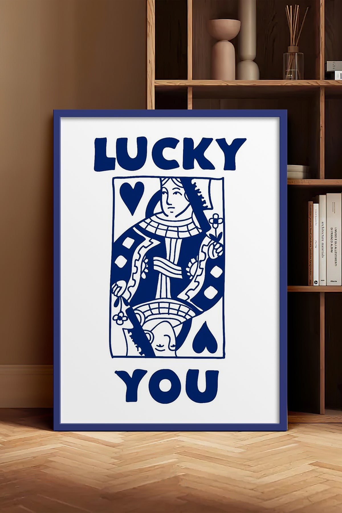HOMEPACK Ahşap Çerçeveli Tablo Çerçeveli Poster Sanatsal Modern Duvar Dekoru TK-1001