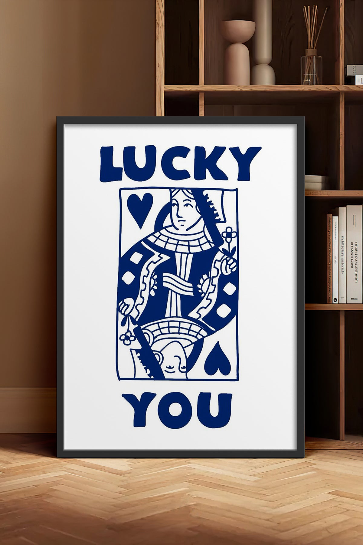 HOMEPACK Ahşap Çerçeveli Tablo Çerçeveli Poster Sanatsal Modern Duvar Dekoru TK-1001