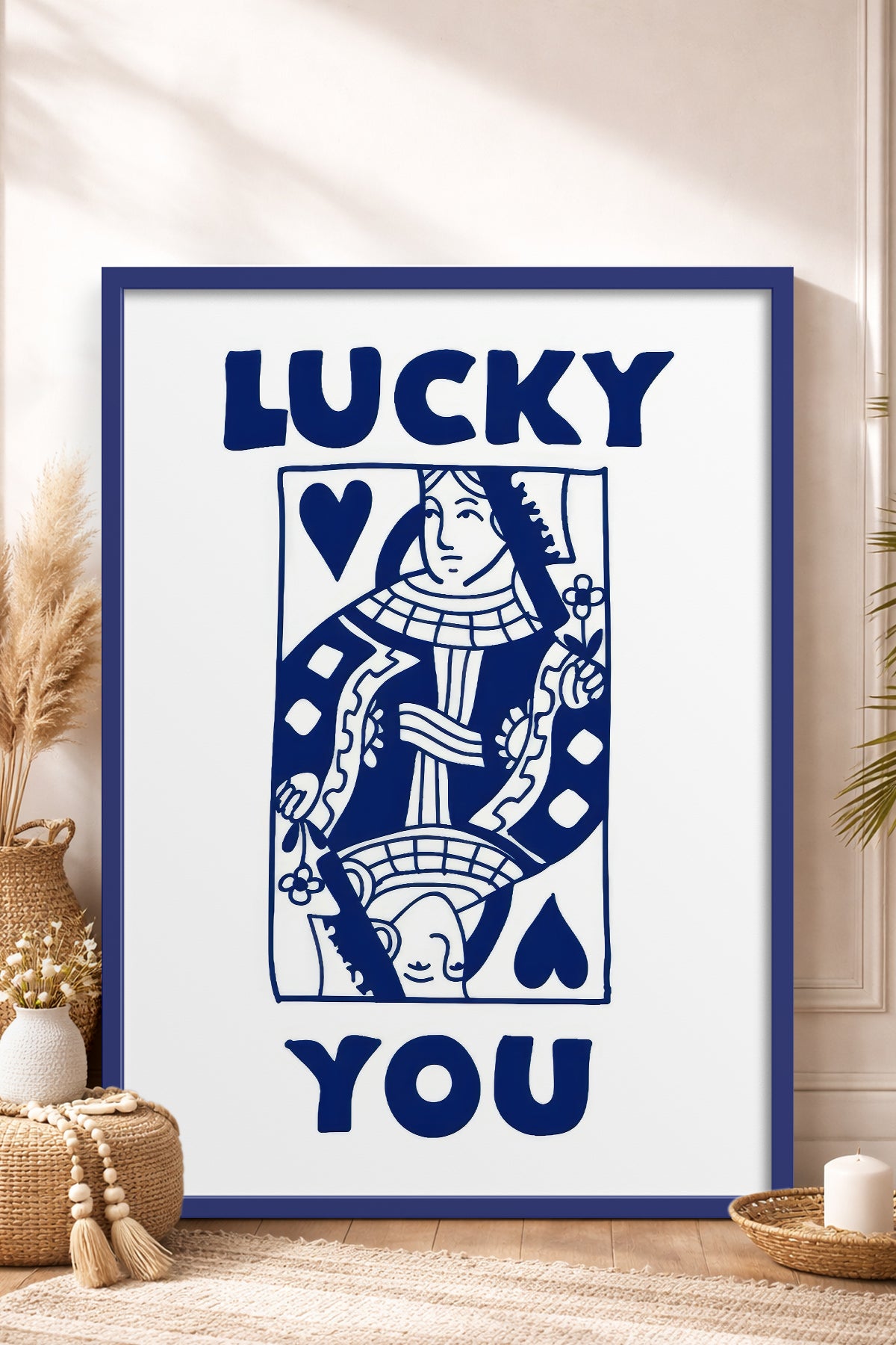 HOMEPACK Ahşap Çerçeveli Tablo Çerçeveli Poster Sanatsal Modern Duvar Dekoru TK-1001